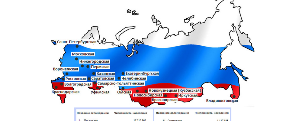 Агломерации России