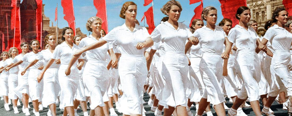 Парад советских физкультурниц