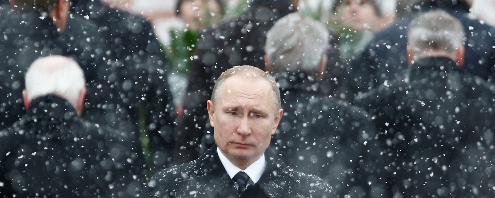 Путин. Зима. Метель