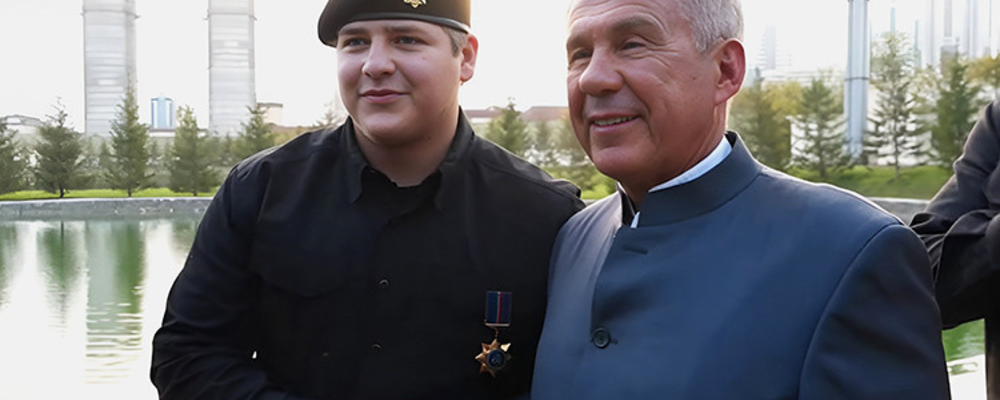 Адам Кадыров и Рустам Минниханов