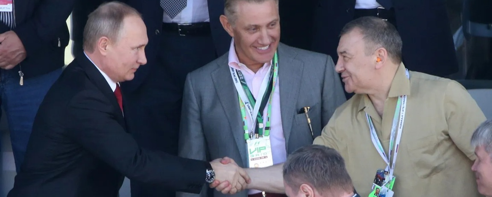 Путин приветствует Аркадия Ротенберга