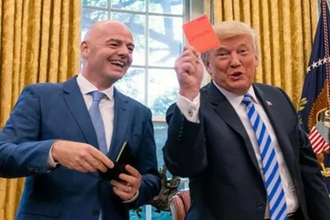 Инфантино и Трамп